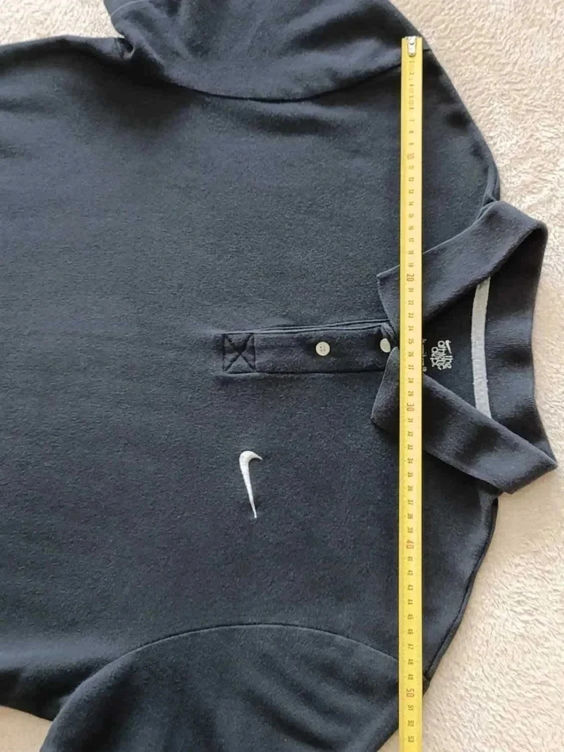 Black Nike XL embroidered white logo polo – photo 14